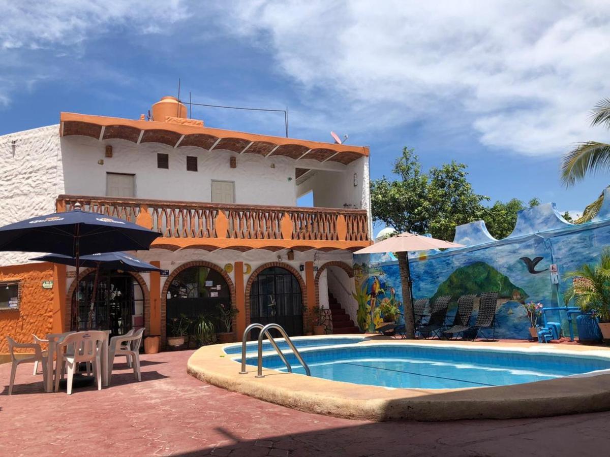 Bungalows Los Flamingos Rincon de Guayabitos Exteriör bild