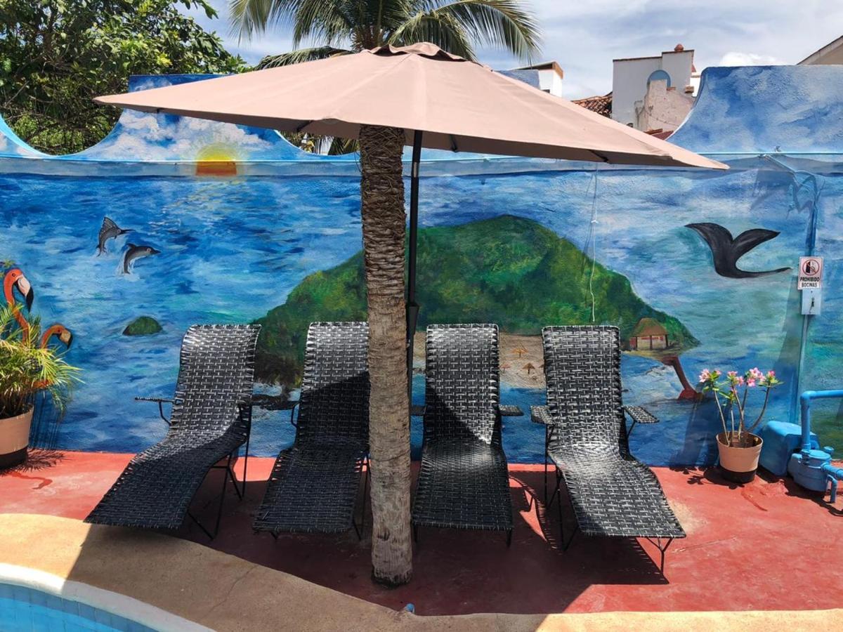 Bungalows Los Flamingos Rincon de Guayabitos Exteriör bild
