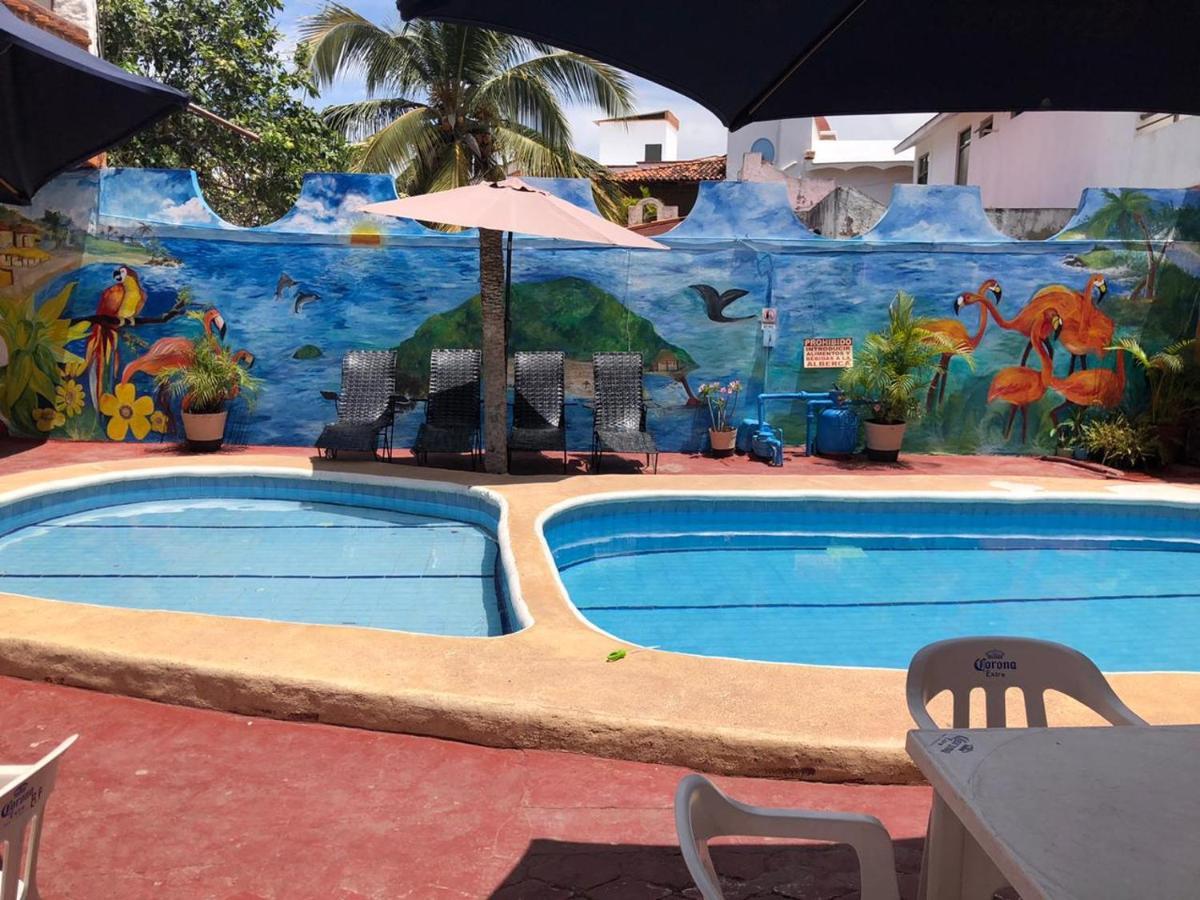 Bungalows Los Flamingos Rincon de Guayabitos Exteriör bild